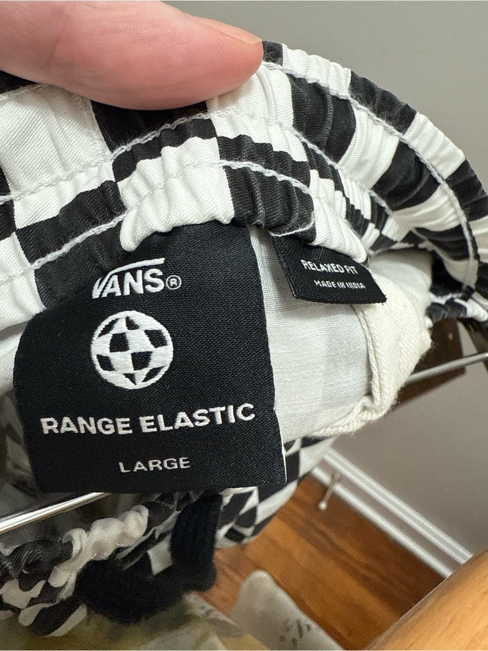 Vans Range Relaxed Elastic Shorts Checkered Large - Picture 7 of 7